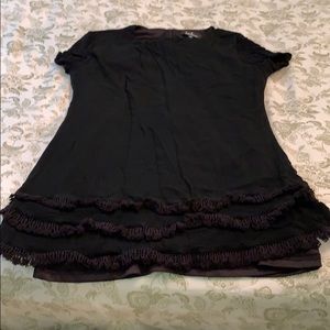 Black shift dress